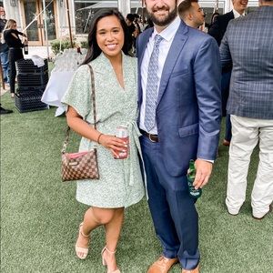 Green Pink Lulu dress